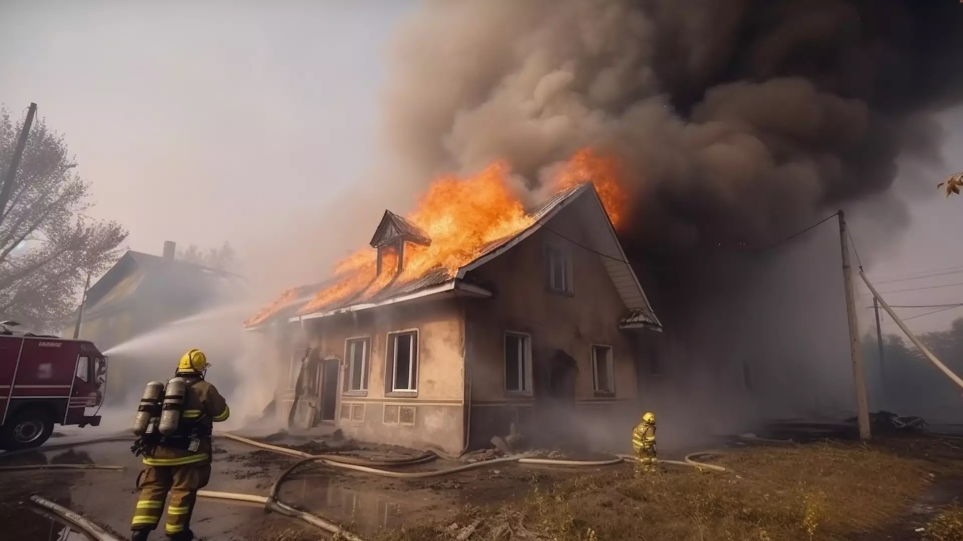 Пожежі в Бєлгородській області після ударів безпілотників