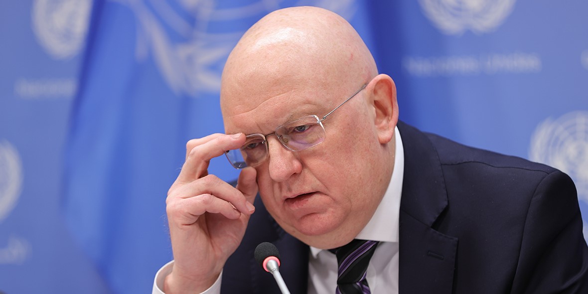 Vasily Nebenzya - our permanent clown at the UN Security Council.